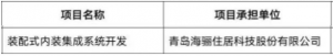 海驪裝配式獲青島高企上市培育創(chuàng)新項目支持獎勵